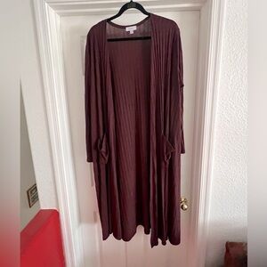 Euc maroon Lularoe Sarah